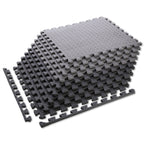 HMS Puzzelmat - Set van 9 - 12 mm - Donkergrijs