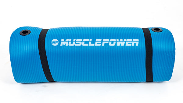 Muscle Power Fitnessmat - Blauw - 190 x 60 x 1,5 cm