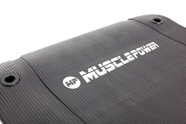Muscle Power Fitnessmat - Zwart - 190 x 60 x 1,5 cm