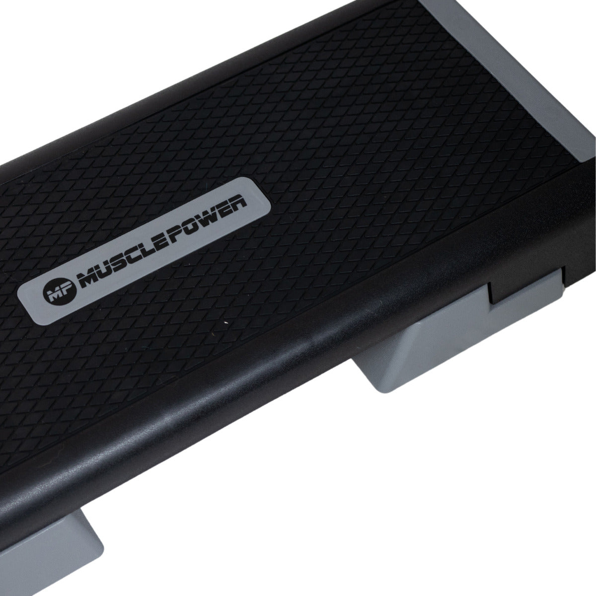Muscle Power Verstelbare Aerobic Step - Monoblok XXL - Zwart/Grijs