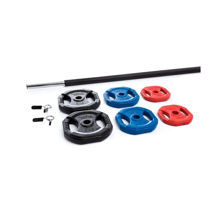 Muscle Power Aerobics Pump Set Gekleurd - 20 kg