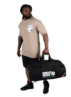 Gorilla Wear Norris Hybride Sporttas/Rugtas - Zwart