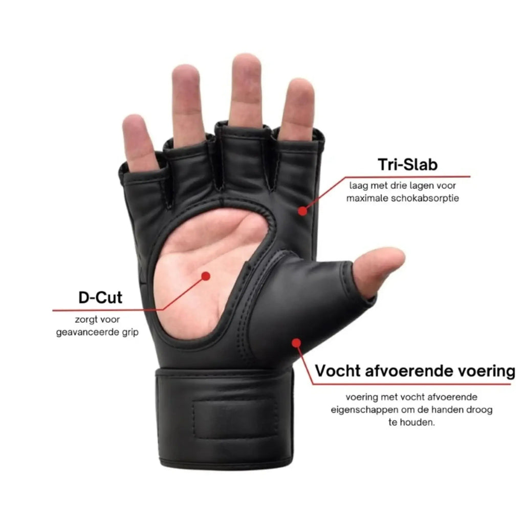 NRG Fitness MMA Handschoenen - Maya Leer