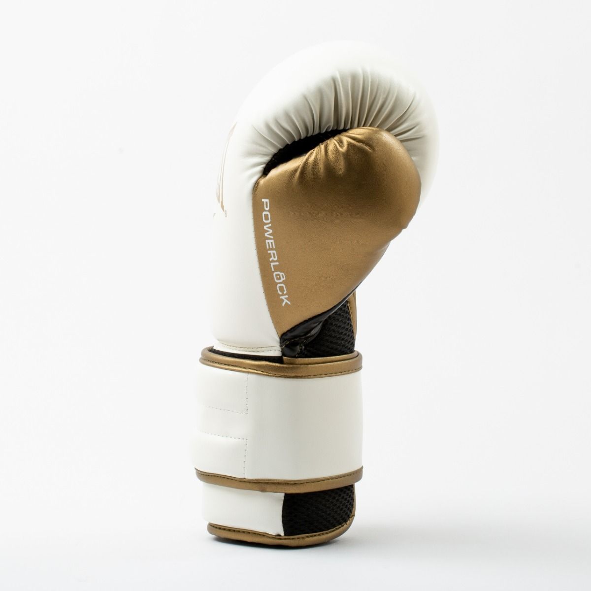 Everlast Powerlock 2R Bokshandschoenen - Wit/Goud