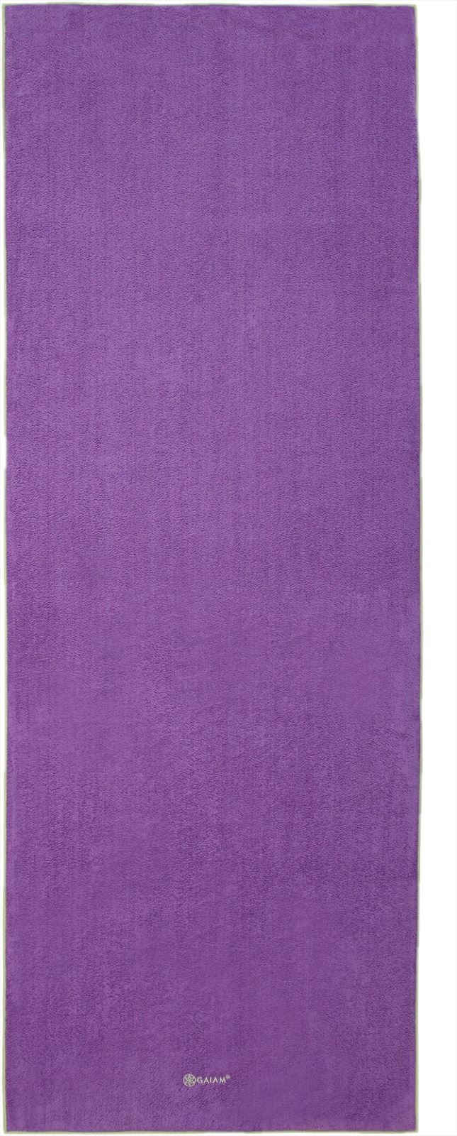 Gaiam Stay Put Yoga Handdoek - Purple