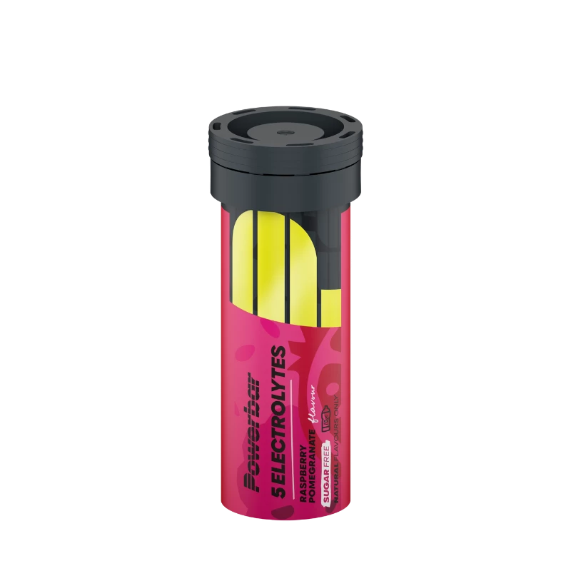 Powerbar Electrolyte Tabs - 12 x 10 Tabletten - Framboos Granaatappel