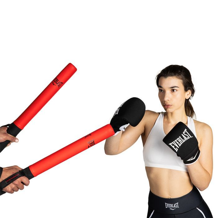 Everlast Powerlock Boxing Sticks - Rood