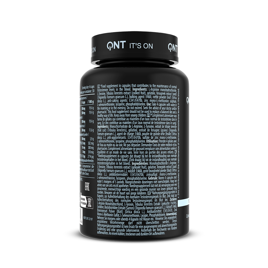 QNT Testek - Natuurlijke Testosteron Booster - 120 Capsules