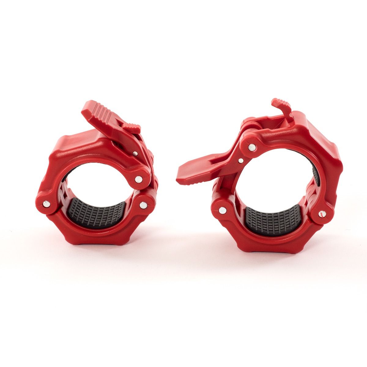 Muscle Power Olympische Quick Lock Collar Set - Rood