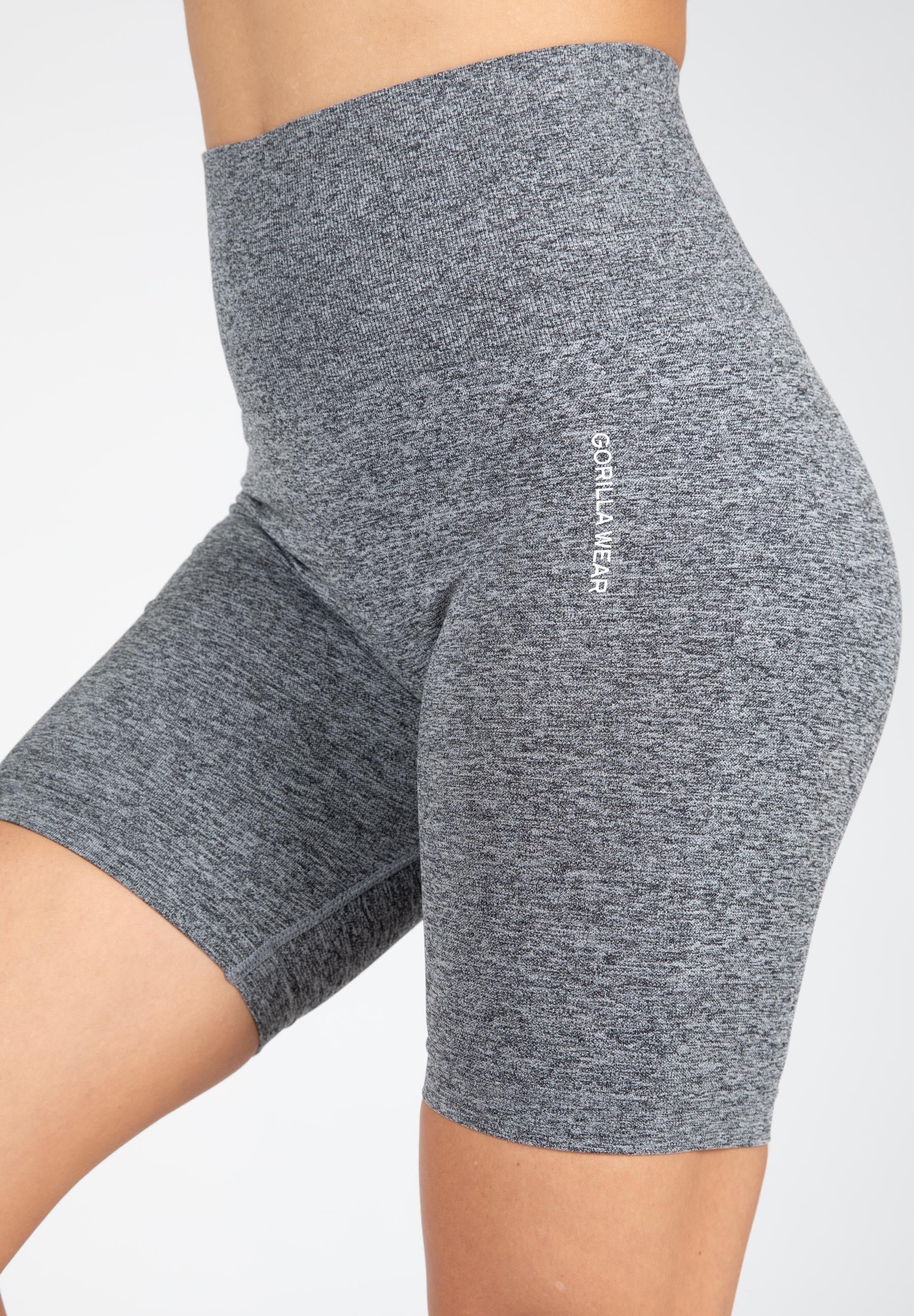 Gorilla Wear Quincy Seamless Cycling Shorts - Grijs