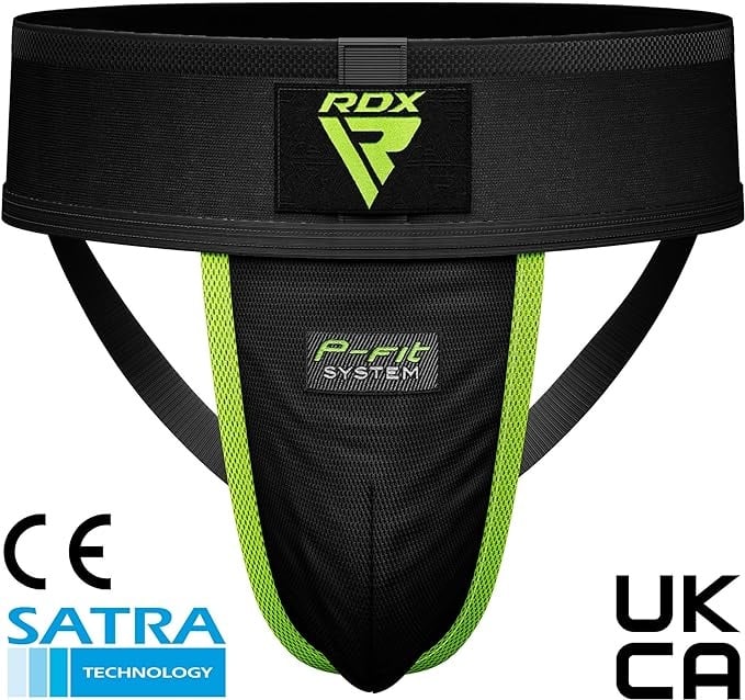 RDX Sports H1+ Kruisbeschermer met Gel Cup - Zwart