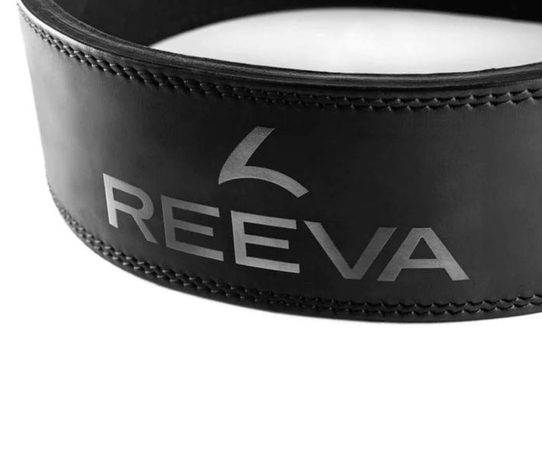 Reeva Halterriem - Nubik Leer Lifting Belt - Zwart