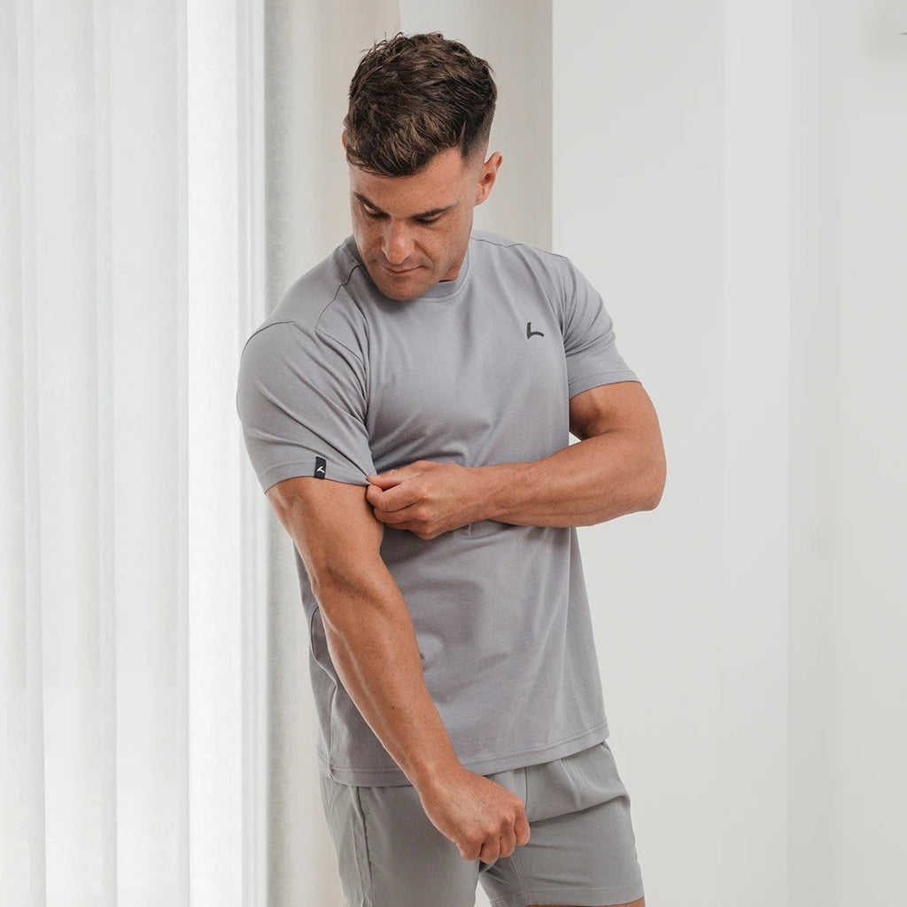 Reeva Premium Active Tee - Sport T-shirt - Licht Grijs