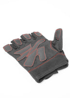 Gorilla Wear Womens Fitness Gloves - Fitness Handschoenen - Zwart/Rode Stiksels