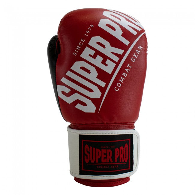 Super Pro Combat Gear Rebel (Kick)Bokshandschoenen - Rood/Wit