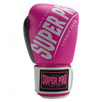 Super Pro Combat Gear Rebel (Kick)Bokshandschoenen - Roze/Wit