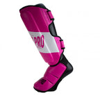 Super Pro Combat Gear Rebel Scheenbeschermers - Roze/Wit