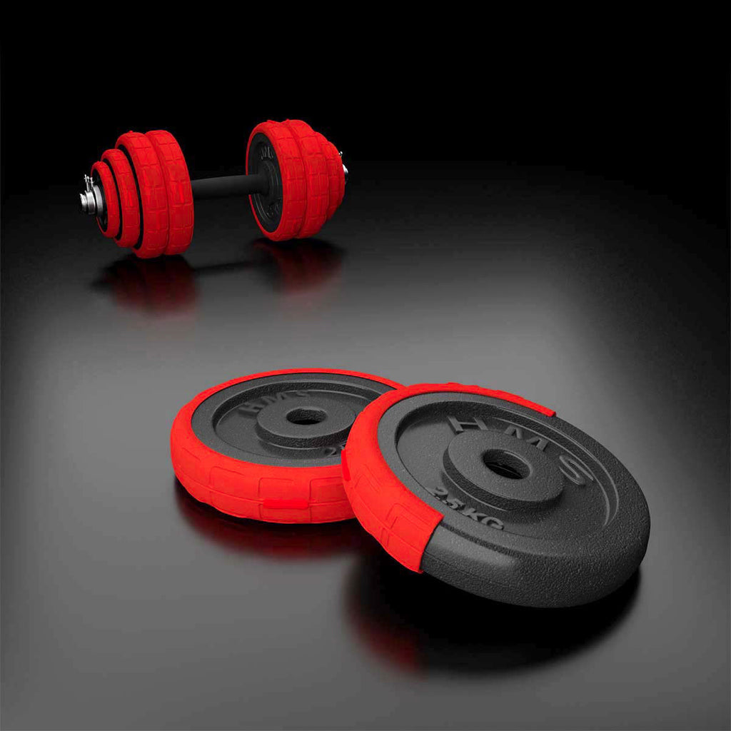 HMS Verstelbare Halter en Dumbbell Set - Rood - 20 kg