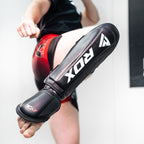 RDX Sports Scheenbeschermers Shin Instep King - Zwart