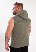 Gorilla Wear Silverdale Mouwloos Vest met Capuchon - Legergroen