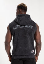 Gorilla Wear Silverdale Mouwloos Vest met Capuchon - Zwart