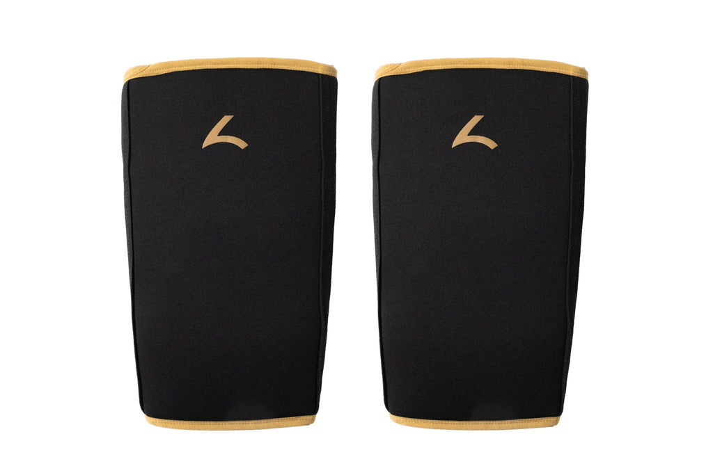 Reeva Powerlifting Knee Sleeves - Knie Bandages - 7 mm - Goud