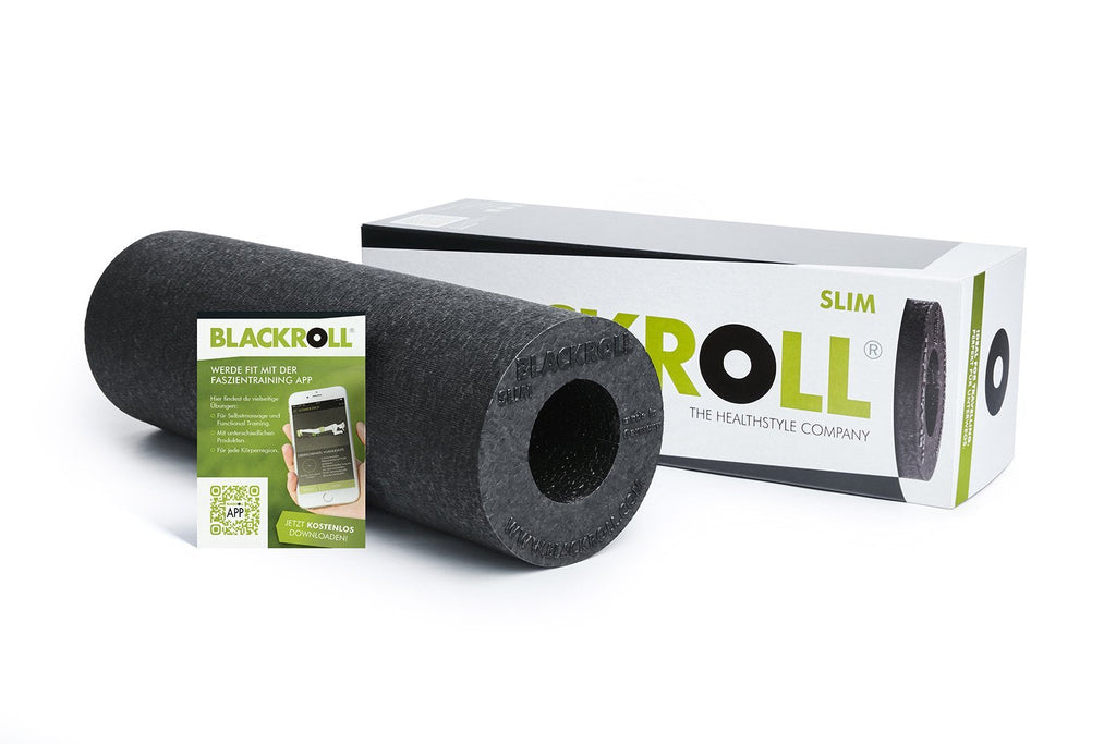 Blackroll Slim Foam Roller - 30 cm - Zwart