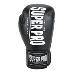 Super Pro Combat Gear Champ (Kick)Bokshandschoenen - Zwart/Wit