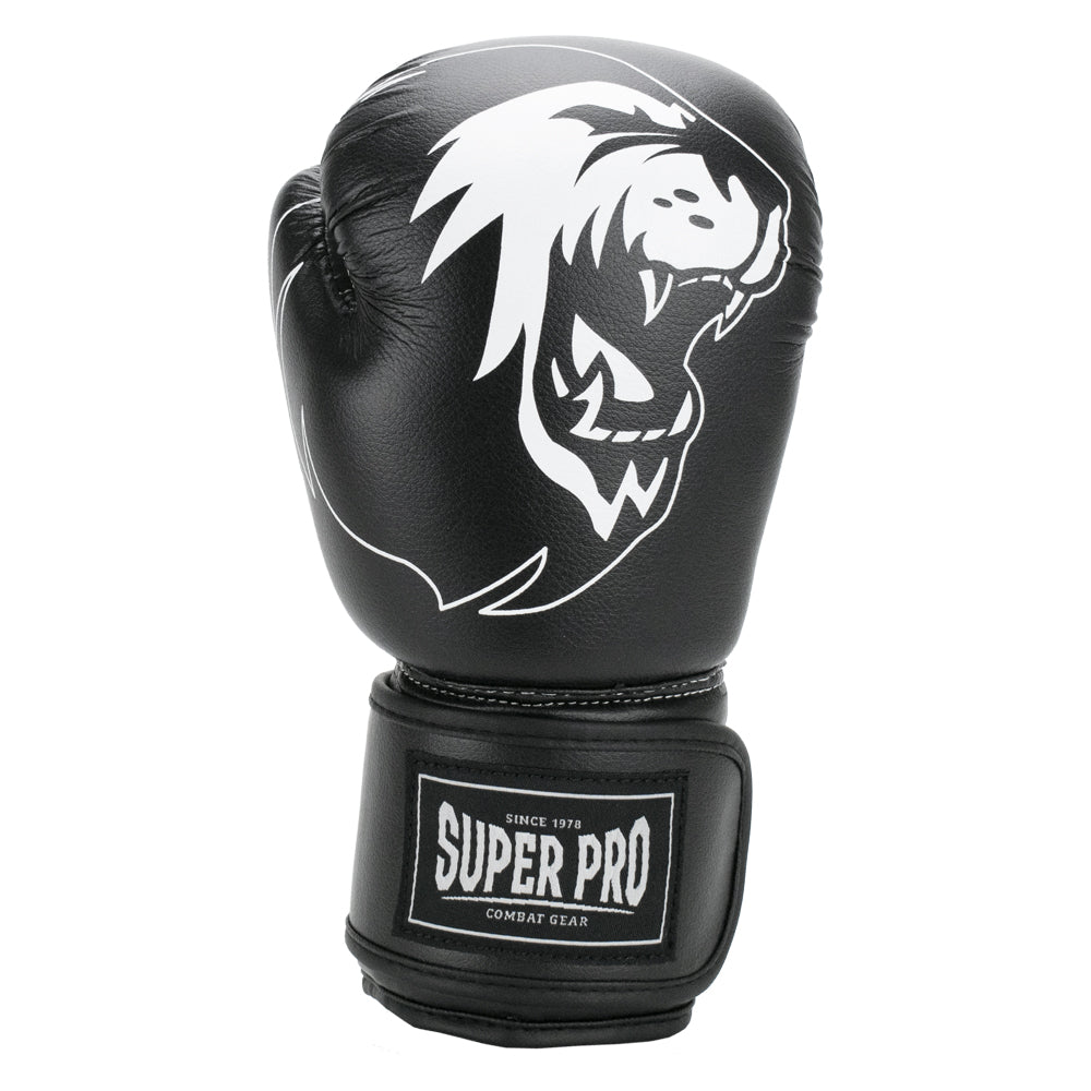 Super Pro Combat Gear Talent (Kick)Bokshandschoenen - Zwart/Wit