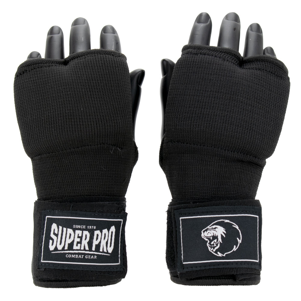 Super Pro Combat Gear Foam Binnenhandschoenen - Zwart/Wit