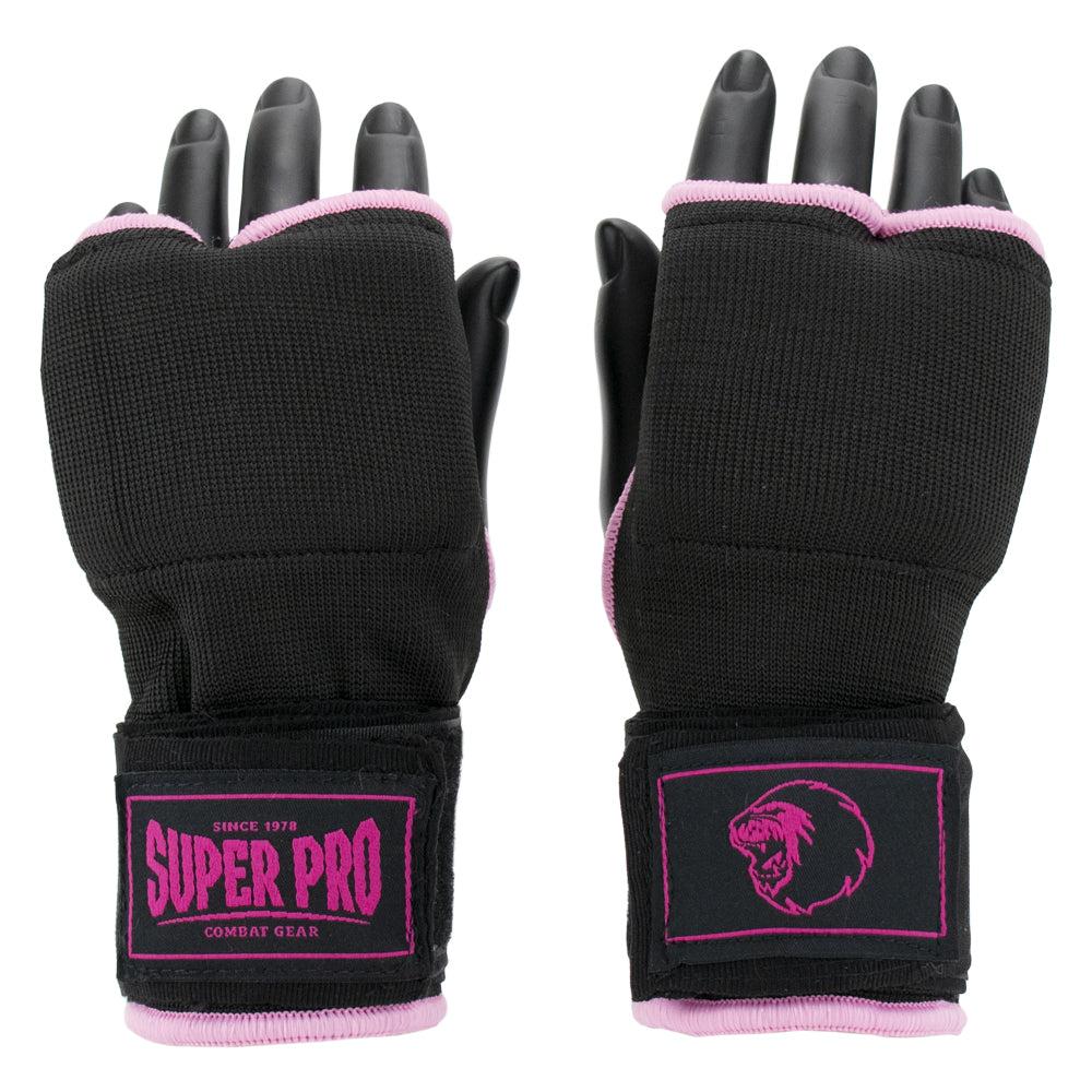 Super Pro Combat Gear Foam Binnenhandschoenen - Zwart/Roze