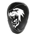 Super Pro Combat Gear Curved PU Handpads - Zwart / Wit