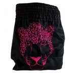 Super Pro Kids (Thai) Boxing Shorts Leopard - Zwart/Roze