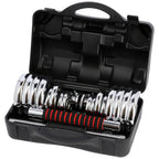 HMS Verstelbare Halter en Dumbbell Set met Opbergkoffer - 30 kg
