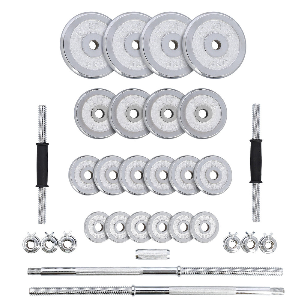 HMS Verstelbare Halter en Dumbbell Set met Opbergkoffer - 50 kg