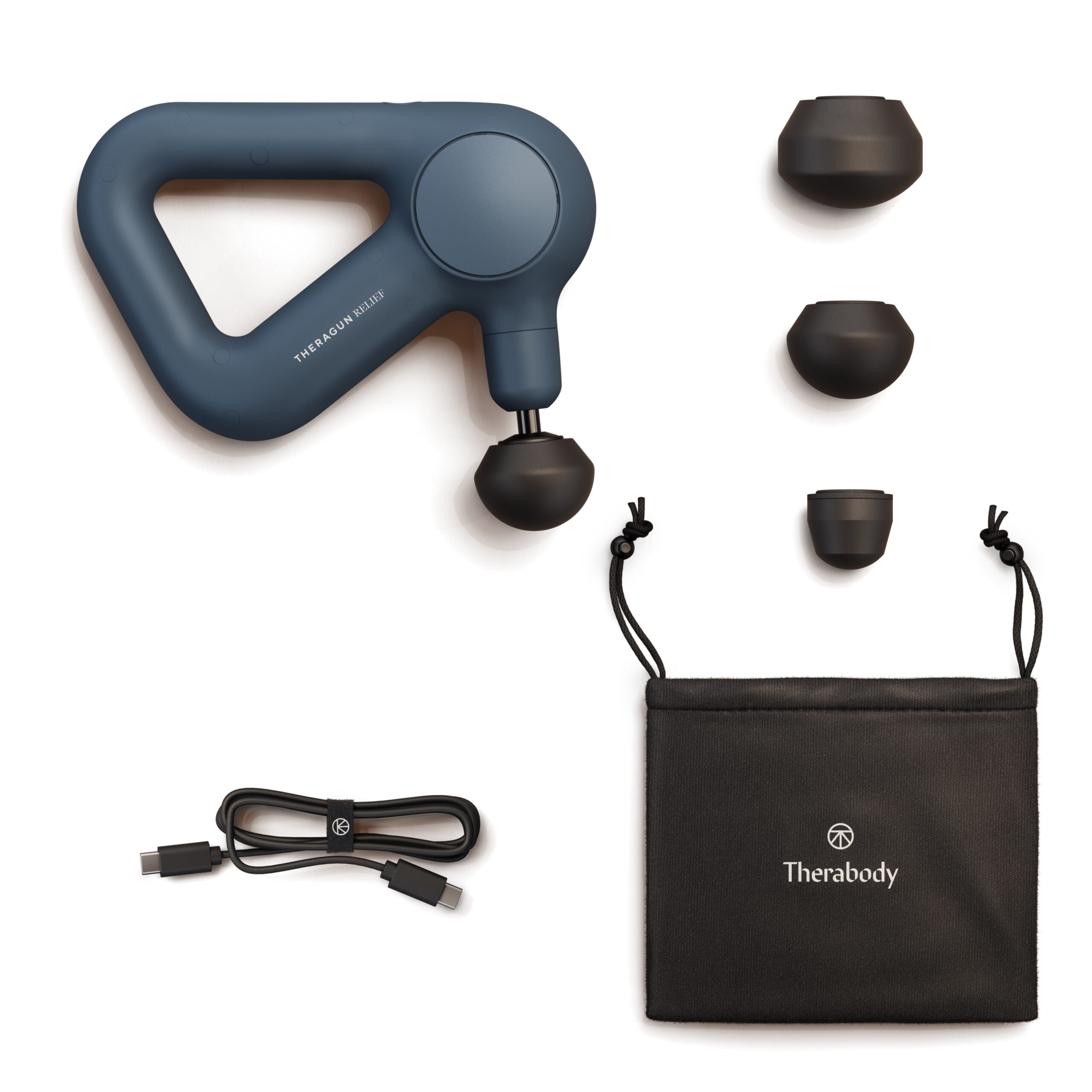 Therabody Theragun Relief - Massage Gun - Marine Blauw
