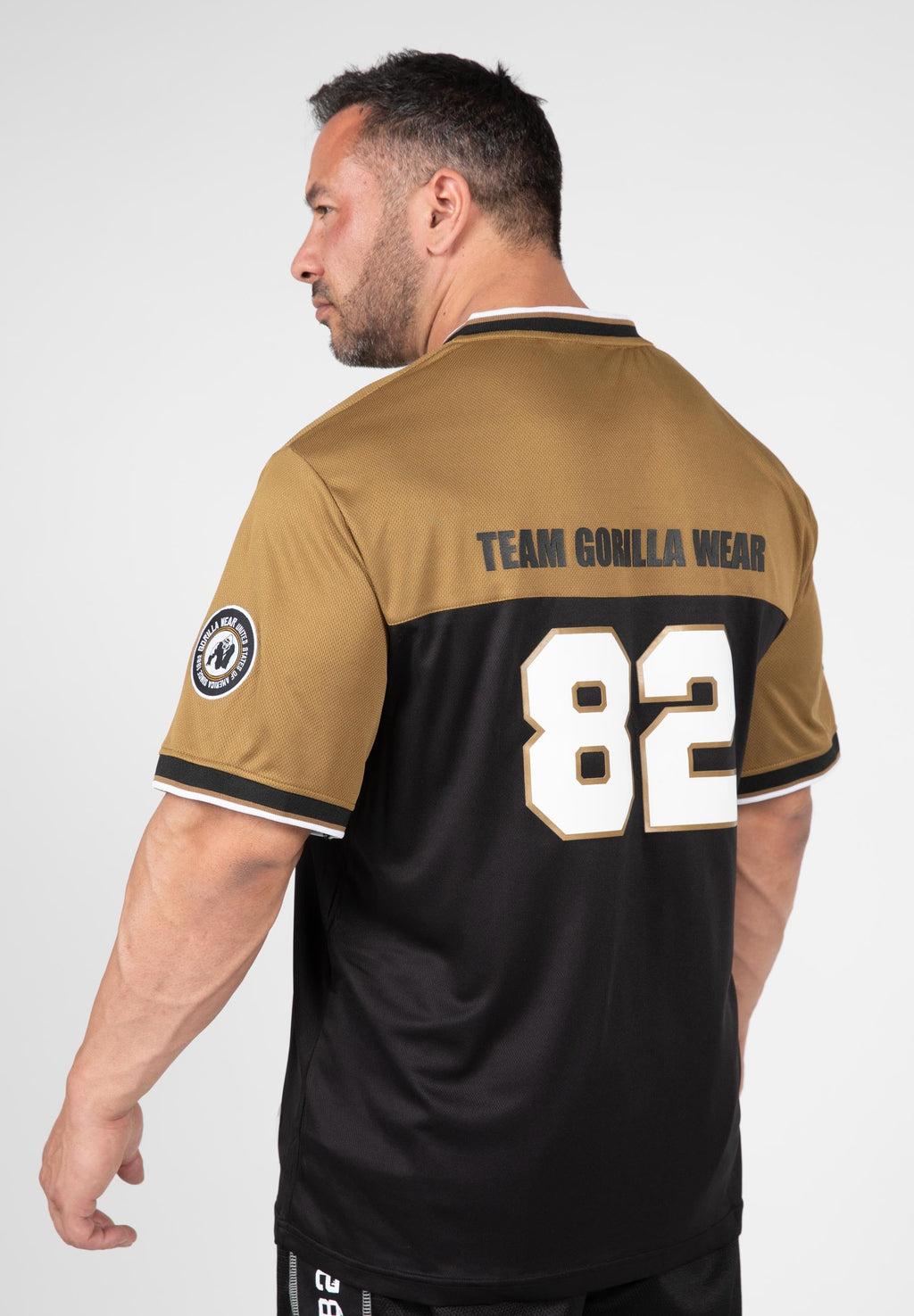 Gorilla Wear Trenton Football Jersey - Zwart/Goud