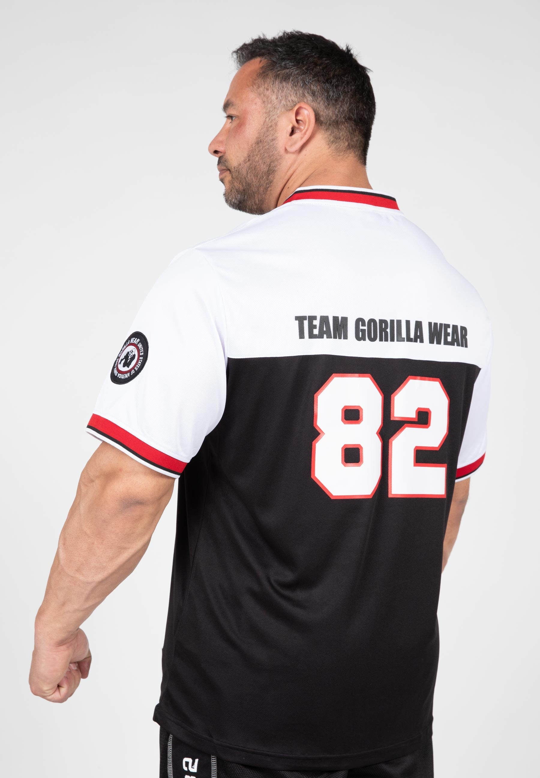 Gorilla Wear Trenton Football Jersey - Zwart/Wit