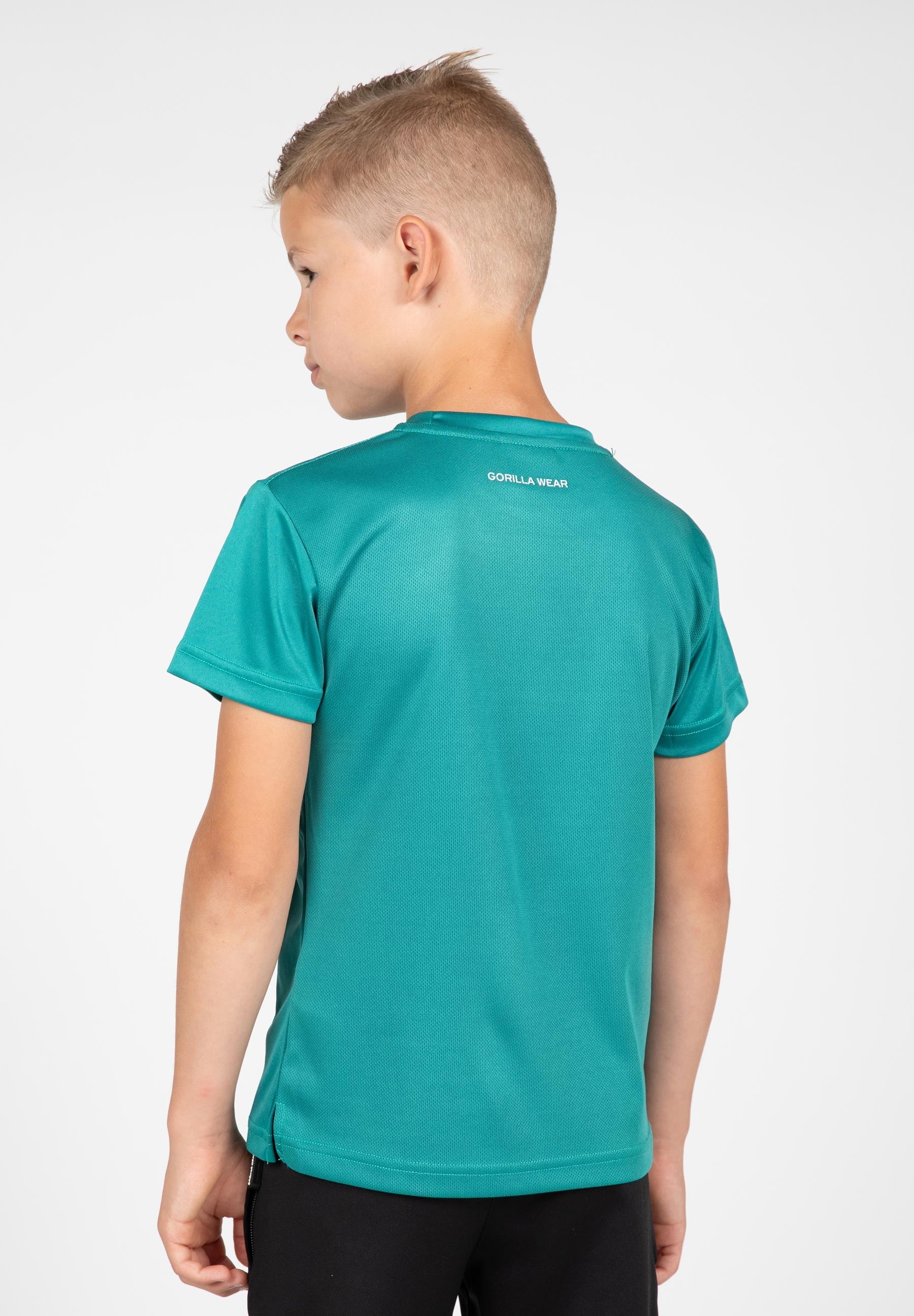 Gorilla Wear Vernon Kids T-shirt - Groen/Blauw