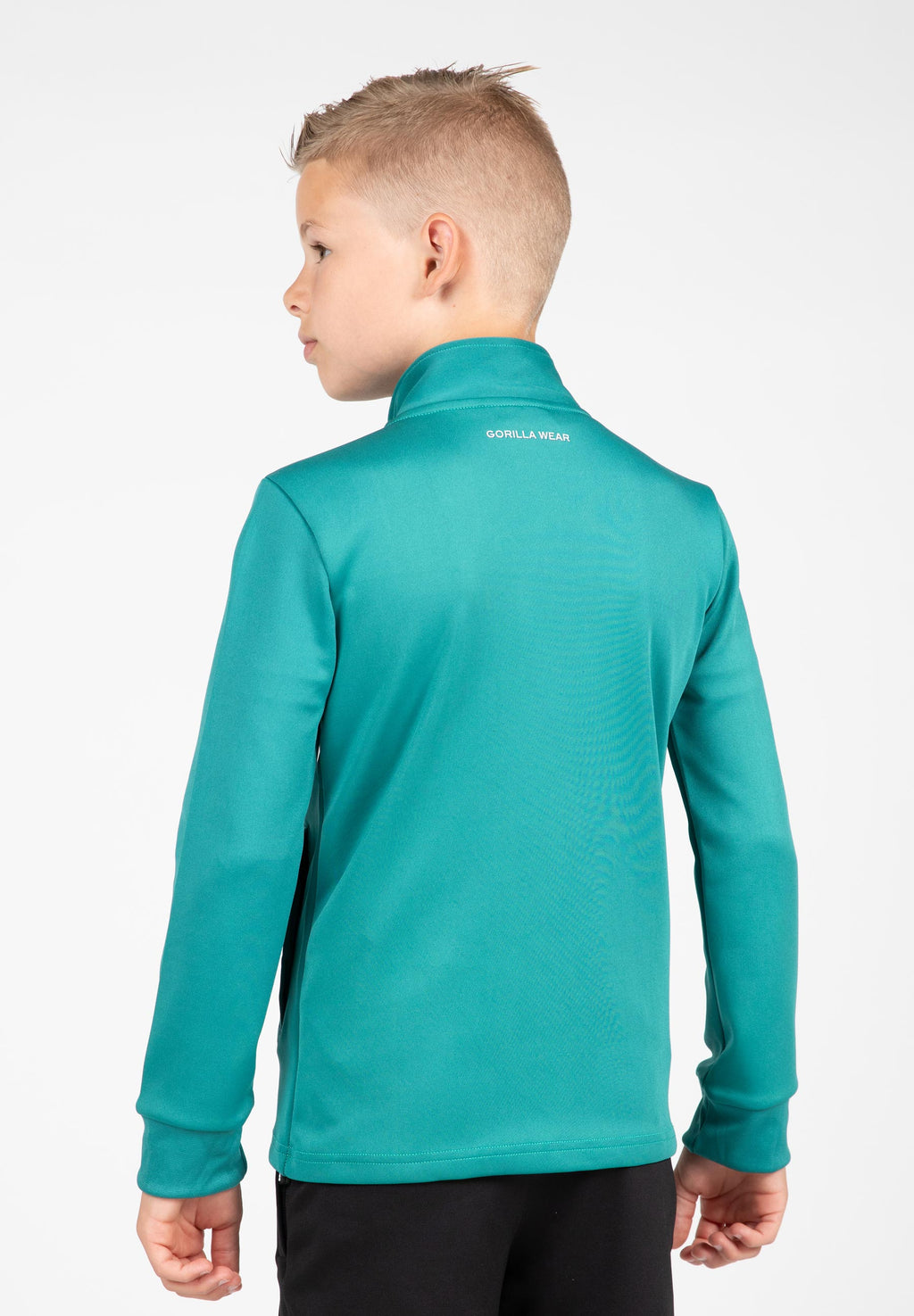 Gorilla Wear Vernon Kids Trainingsjas - Groen/Blauw