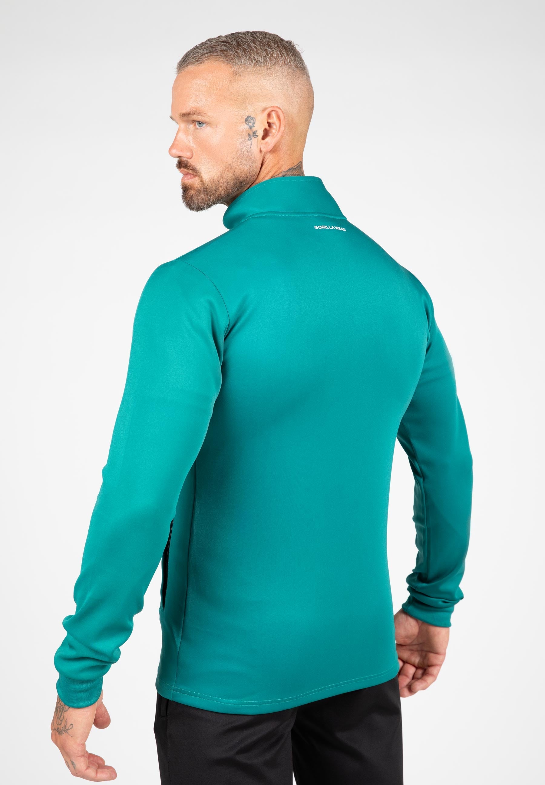 Gorilla Wear Vernon Trainingsjas - Groen/Blauw