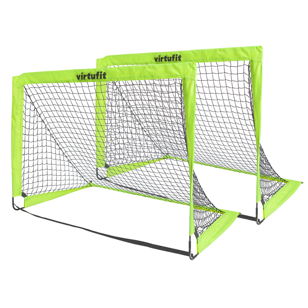 VirtuFit Pop-Up Voetbaldoelen Set - Voetbalgoals - 120 x 90 cm - Tweedekans