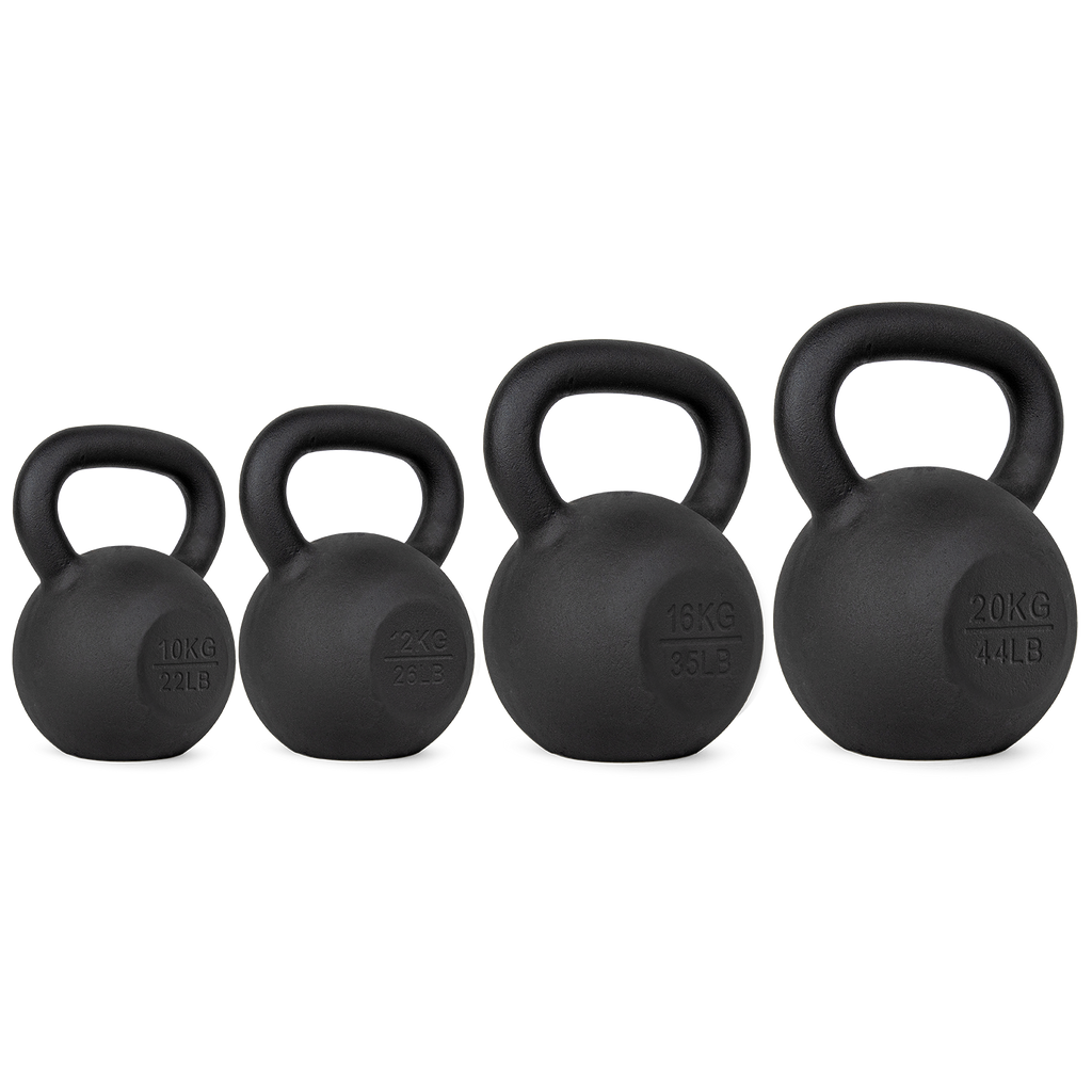 VirtuFit Kettlebell Set Gietijzer 10-12-16-20 kg
