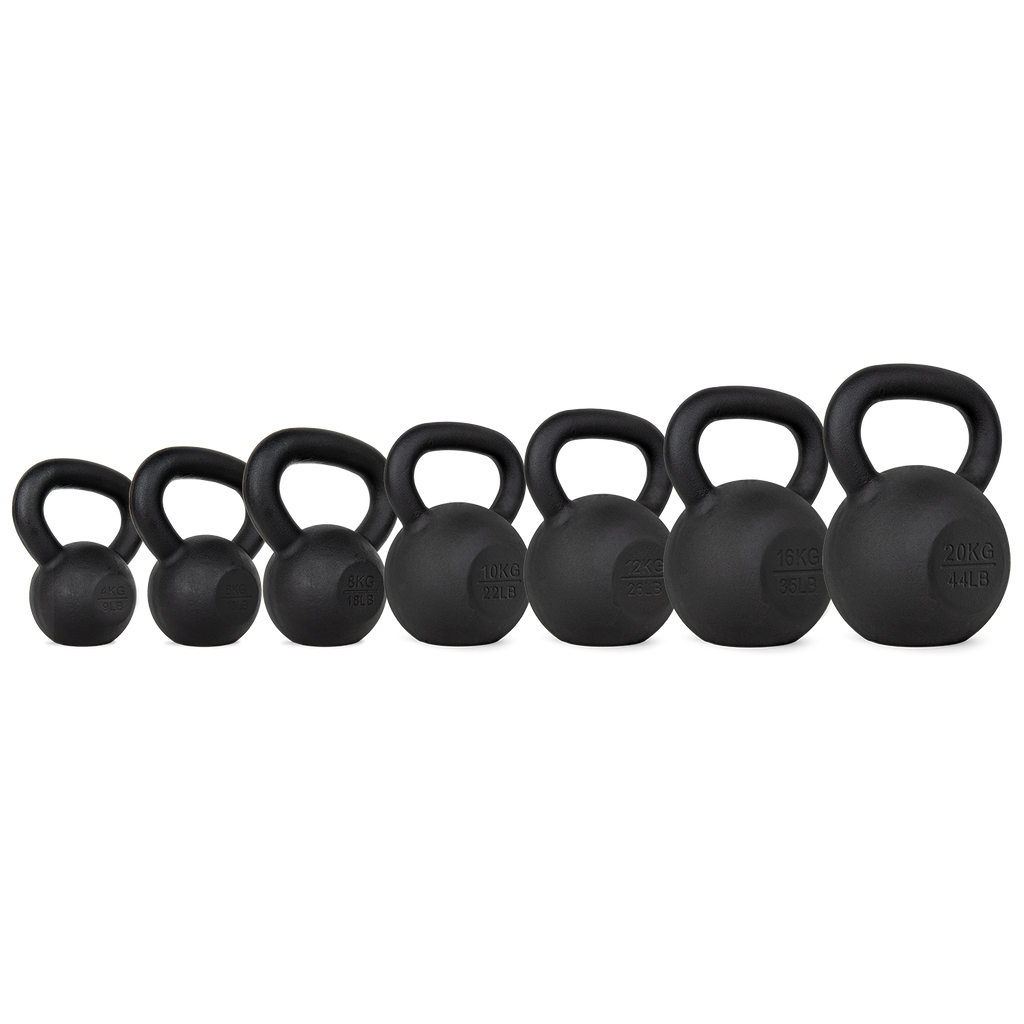 VirtuFit Kettlebell Set Gietijzer 4-6-8-10-12-16-20 kg