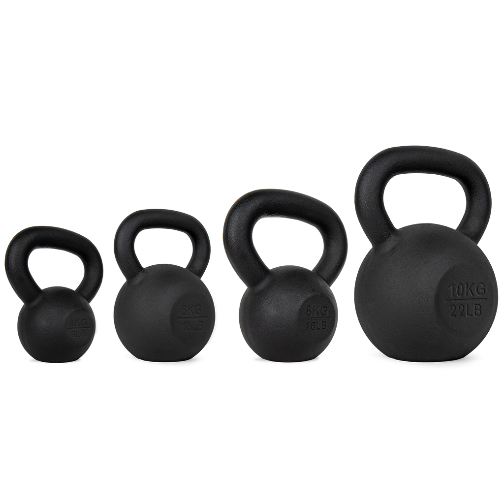 VirtuFit Kettlebell Set Gietijzer 4-6-8-10 kg