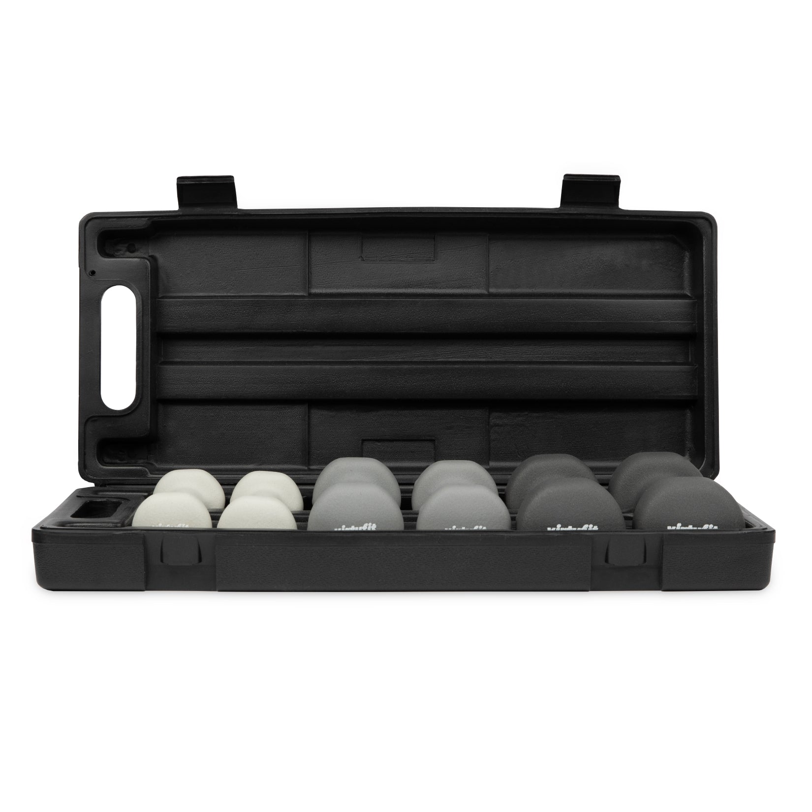 VirtuFit Dumbbellset - Halterset - Vinyl - Met Koffer