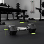 VirtuFit Hexa Dumbbell Pro - 1 kg - Per Stuk