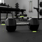 VirtuFit Hexa Dumbbell Pro Set - 2 x 10 kg