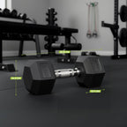 VirtuFit Hexa Dumbbell Pro Set - 2 x 12,5 kg