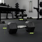 VirtuFit Hexa Dumbbell Pro - 15 kg - Per Stuk